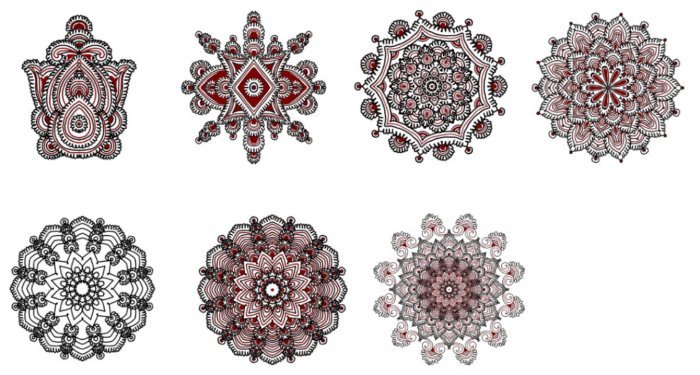 Digital Kalamkari designs